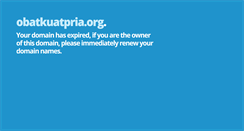 Desktop Screenshot of obatkuatpria.org
