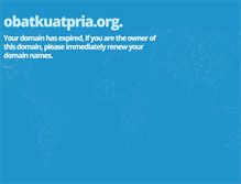 Tablet Screenshot of obatkuatpria.org